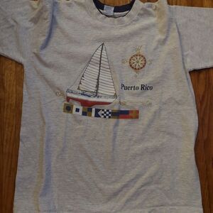 Vintage Puerto Rico T-Shirt USA Made Women Large